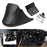 Benlari Matte Black Front Fairing Chin Spoiler Compatible for Harley Davidson Sportster Iron 883 XL 1200