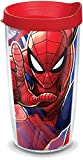 Tervis Marvel-Spider-Man Made in USA Double Walled Insulated Tumbler, 16 oz, Iconic