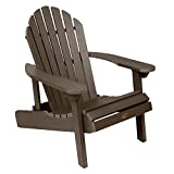 Highwood AD-CHL1-ACE Hamilton Made in the USA Adirondack Chair, Adult Size, Weathered Acorn