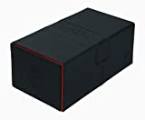 Card Guardian - Premium double deck box for 200+ cards Trading Card Games TCG (Black)