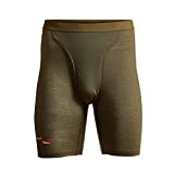 SITKA Gear Men's Merino Core Lightweight Moisture-Wicking Odor-Free Hunting Boxer, Pyrite, Large