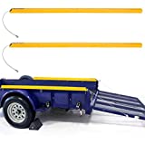 2-Sided Assist System Compatible with Tailgate Utility Trailer Gate&Ramp, Trailer Tailgate Ramp Lift Assist System Maximum 400 Lbs Load Capacity