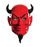 Rubie's Women's Scream Queens Devil 1/2 Mask, Red, One Size