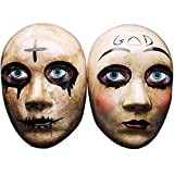 God & Cross Halloween Horror Killer Couple Masquerade Mask For Costume Party,The Purge Anarchy Movie,For Most Children