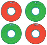 Chuckit Zipflight Amphibious Flying Ring - Assorted Small – 6 in. Diameter (4 Pack)