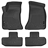 Husky Liners - 99171 Fits 2016-20 Dodge Challenger RWD, 2017-20 Dodge Challenger RWD Weatherbeater Front & 2nd Seat Floor Mats Black