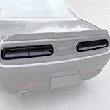JeCar Smoked Tail Light Covers Rear Light Guards Exterior Accessories for Dodge Challenger 2015-2019