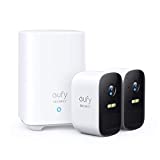 eufy Security, eufyCam 2C 2-Cam Kit, Wireless Home Security System with 180-Day Battery Life, 1080p HD, IP67, Night Vision, No Monthly Fee (Renewed)