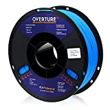 OVERTURE PLA Plus (PLA+) Filament 1.75mm PLA Professional Toughness Enhanced PLA Roll, Cardboard Spool, Premium PLA 1kg(2.2lbs), Dimensional Accuracy 99% Probability +/- 0.03mm (Digital Blue)