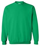 Gildan Men's Fleece Crewneck Sweatshirt, Style G18000, Irish Green, Large