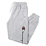 Champion Mens Big and Tall Cotton Fleece Jogger Sweatpants Heather Grey 2X