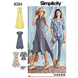 Simplicity Vintage US8384U5 Vintage Women's Blouse and Dress Sewing Patterns, Sizes 14-22