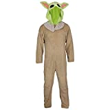 Star Wars The Mandalorian The Child Adult Union Suit Costume, Medium Green