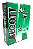 Alcott Premium A5 printer copy Paper - (8.3"x 5.83") - White - 500 Sheets (80 GSM - 21lb)