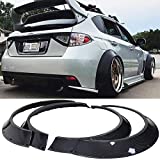 Kyostar New School 4Pcs 800mm Universal Car Fender Flares Wheel Arches (Carbon Fiber Look)