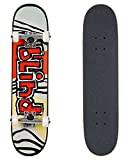 Blind OG Tiger Stripe First Push Youth Complete Skateboard, Red/Orange, 7.0"