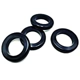 2 Inch Rubber Grommet，1-1/2" ID 2" Drill Hole-Rubber Hole Plug-Rubber Plugs for Holes-Rubber Hole Grommet-Eyelet Ring-Firewall Hole，for Wires,Cables,Plugs,4pcs…