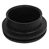 ICON 12484 Holding Tank Fitting - 2" Rubber Grommet, Black