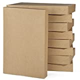 MESHA 10 PACK Cardboard Shirt Gift Boxes Extra Large Gift Boxes with Lids For Presents, Clothes, Sweater, Robe 17"X11"X2.4" Brown Wrapping Clothing Boxes For Hanukkah, Father's Day, Birthdays, Holiday, Christmas