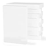 MESHA 10 PACK Cardboard Shirt Gift Boxes Extra Large White Gift Boxes with Lids For Presents, Clothes, Sweater, Robe 17"X11"X2.4" White Wrapping Clothing Boxes For Hanukkah, Christmas, Birthdays,