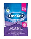 DenTek Slim Brush Advanced Clean Interdental Cleaners, Extra Tight, 32 Count