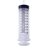 500ml Large Syringe, Plastic Syringe for Scientific Labs, Watering, Refilling (Individual Wrap)