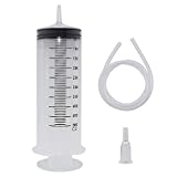 Shintop Large Syringe, 500ml Syringe with Tube for Experiments, Oil or Glue Applicator, Industrial Use