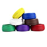 Best Connections Trailer Light Cable Wiring Harness 50 Feet 14 Gauge 7 Wire 7 Colors