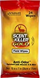 Wildlife Research Scent Killer Field Wipes (24 Pack), Gold (1295)