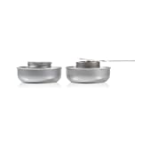 Boska Stainless Steel Fondue Burners - Fondue Accessories - With Lighter Fluid - Wedding Registry Items Small Kitchen Appliances - Microwave Safe and Dishwasher Safe