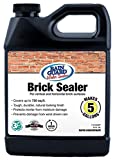 Rain Guard Water Sealers - Brick Sealer - Penetrating Water Repellent Protection for All Porous Brick Surfaces - Water-Based Silane/Siloxane Sealant - Clear Natural Finish - Concentrate Makes 5 Gal