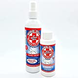 Ring Out for Pets: Control & Help Ringworm | Clean Pets Skin & Paws | Recovery & Itch Relief Calming Spray For Dog, Cat, Guinea Pig, Small or Large Animals/Pet. (Empty Applicator Bottle Included)