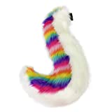 Furryvalley Fursuit Tail Fur Partial Furry Tail for Cosplay Party Costume for Kids Adults (Rainbow)