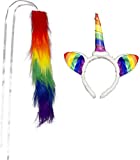 Rubie's Women's Pride Rainbow Unicorn Kit, As Shown, One Size