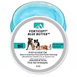 Forticept Blue Butter Antimicrobial Gel, Antiseptic Hydrogel Dogs Wound Care, Dogs & Cats for Skin Infections, Rashes, Sores, Wounds, Burns | 4 OZ