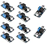 MakerHawk 10pcs LM2596 DC-DC Buck Converter High Efficiency Step Down Voltage Regulator 3.2-46V to 1.25-35V 3A Adjustable Power Supply Step Down Module