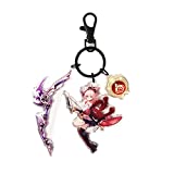 Cute Genshin Impact Yoimiya Cosplay Acrylic Keychain Accessories Pendant Key Ring Game Fans Gift 8 x 5cm(3.15in x 1.97in)