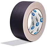 Professional Grade Gaffer Tape 2" X 30 Yards by EdenProducts, Strongest On The Market, Residue Free, Heavy Duty Non-Reflective Matte Finish Cloth Gaff Tape, Multipurpose – Black