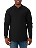 Jerzees Men's SpotShield Stain-Resistant Polo Shirt, X-Large, Black