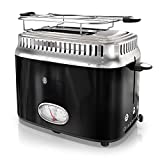 Russell Hobbs TR9150BKR Toaster, 2-Slice, Black