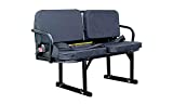 Great Day Deluxe Rumble Seat - For UTVs With30"x 30"x 12" or Larger Bed Size - 350 lbs Weight Capacity - Black, UVDRS200BL