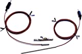 AST 6' Meat and Pit Probe Grill Smoker Kit Compatible with Popular BBQ Temperature Controllers, be The Guru of Your BBQ