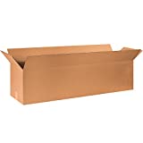 BOX USA B481212 Long Corrugated Boxes, 48"L x 12"W x 12"H, Kraft (Pack of 10)