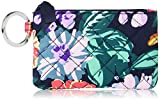 Vera Bradley Women's Cotton Zip ID Case Wallet, Happy Blooms, One Size