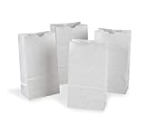 Rainbow Kraft Bags, 6"X11", White, 50 Bags