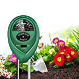 yoyomax Soil Test Kit, 3-in-1 Soil Tester pH Moisture Meter Plant Water Light Tester Testing Kits for Garden Plants