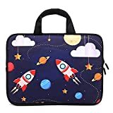 Universal 7-9 inch Kids Tablet Sleeve Ultra-Portable, Neoprene Carrying Sleeve Case Bag Compatible with 7" 8" 8.5" 8.9" 9" Apple iPad Mini, Samsung, Google, HP, Acer (Cool Rocket)