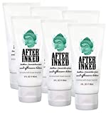 After Inked Tattoo Moisturizer & Aftercare Lotion Tube 3 Fluid Ounce (6-Pack)