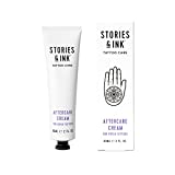 Stories & Ink Tattoo Care - Aftercare & Repair Lotion - Safe Before, During & After Tattoo, 100% Natural & Hypoallergenic, Fragrance Free, Gluten Free- 100% Vegan & Cruelty Free, Made in UK - 2 FL. OZ