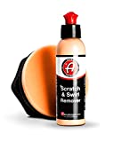 Adams Car Scratch & Swirl Remover Hand Correction System | Remove & Restore Paint Transfer, Minor Imperfections, & Oxidation | Paired with Orange Compound Correction Pad Applicator (4oz)